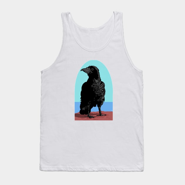 Stoic crow Tank Top by Undeadredneck